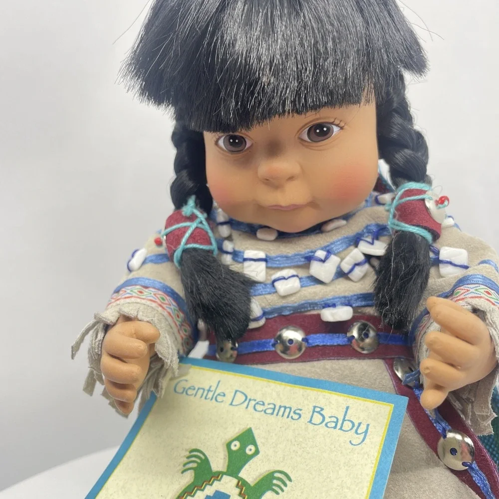 Gentle‎ Dreams Baby Doll Sioux Girl Collectible Native Figure NEW Indian Doll